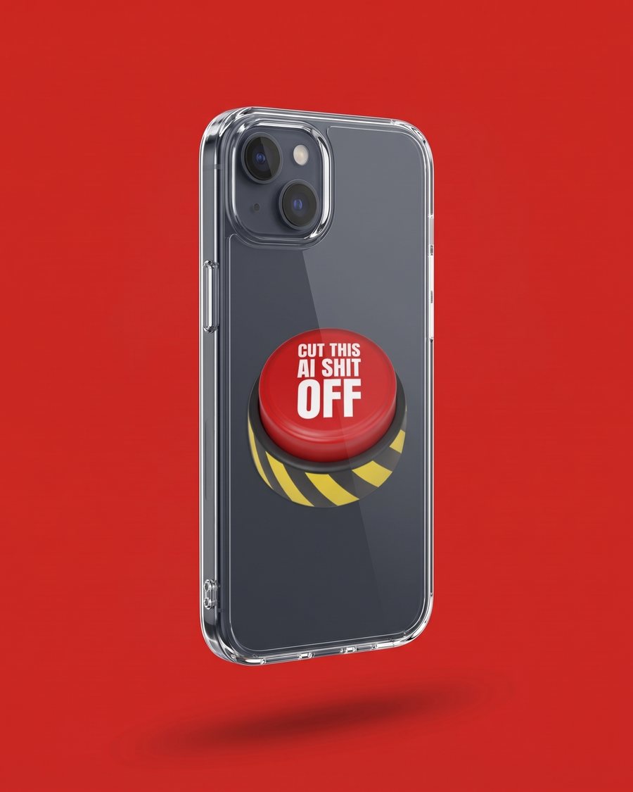 The Button iPhone Case