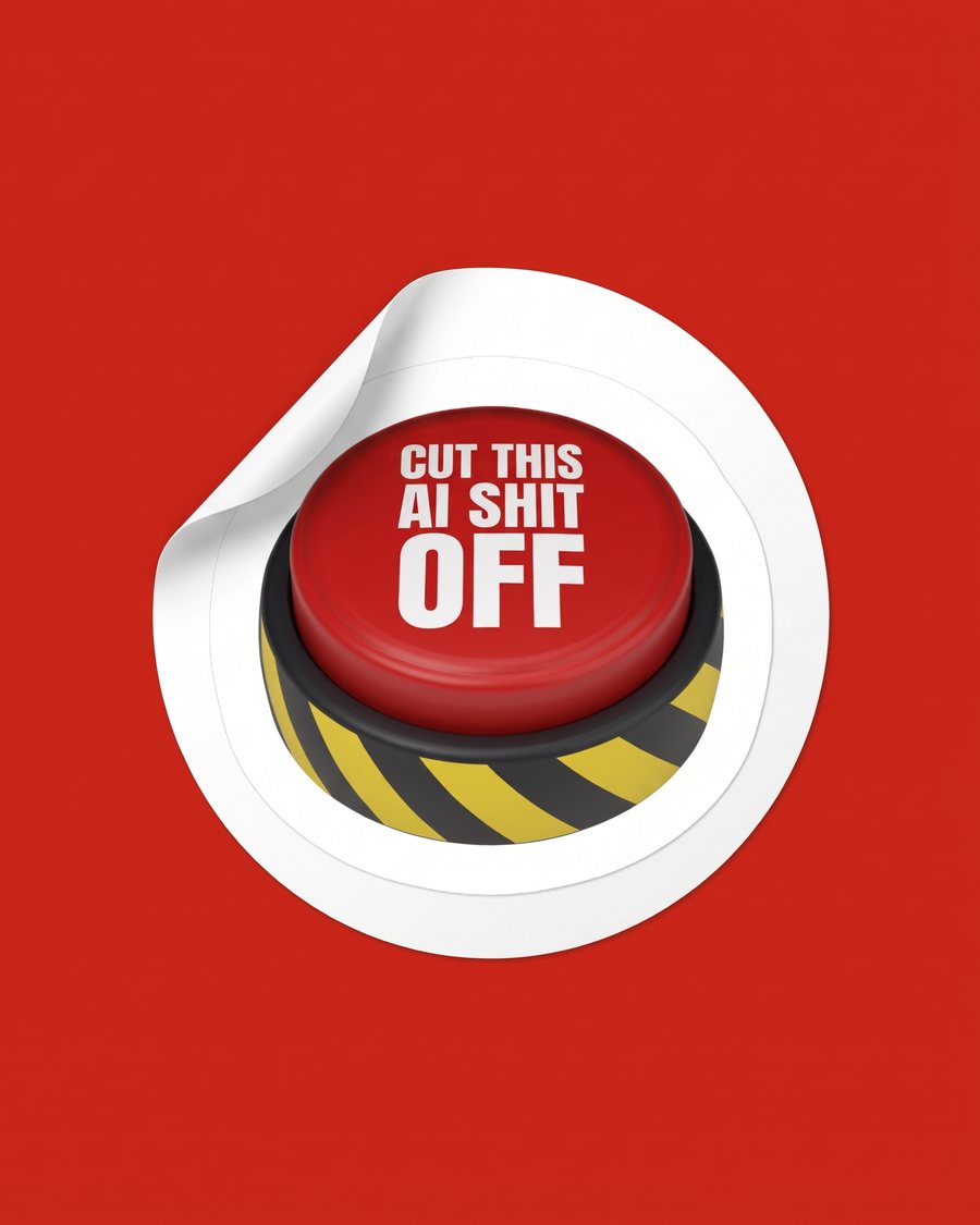 The Button Sticker