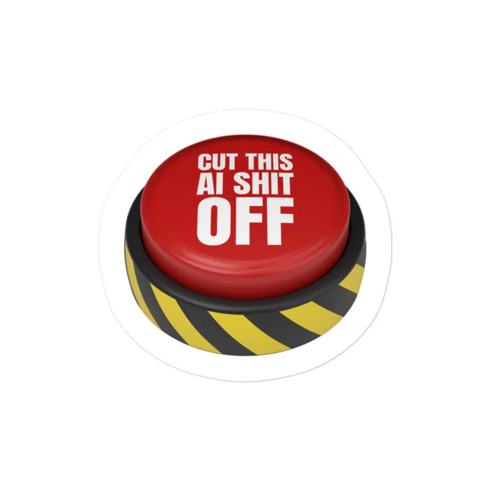 The Button Sticker