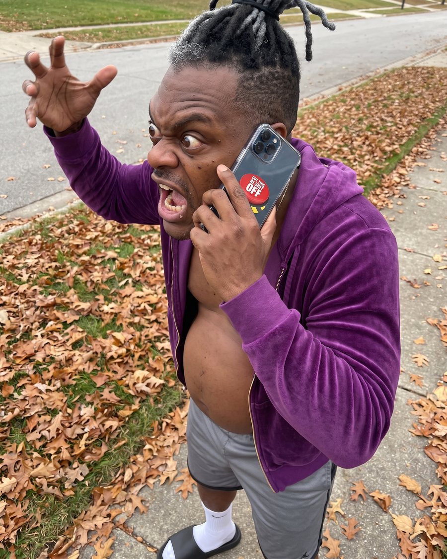The Button iPhone Case, used by Marcus Whitfield
